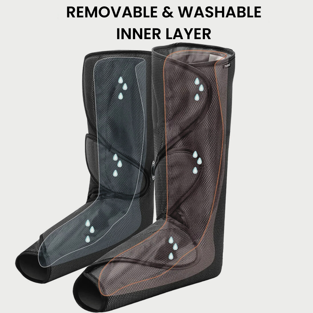 Air Compression & Heat Leg Massager